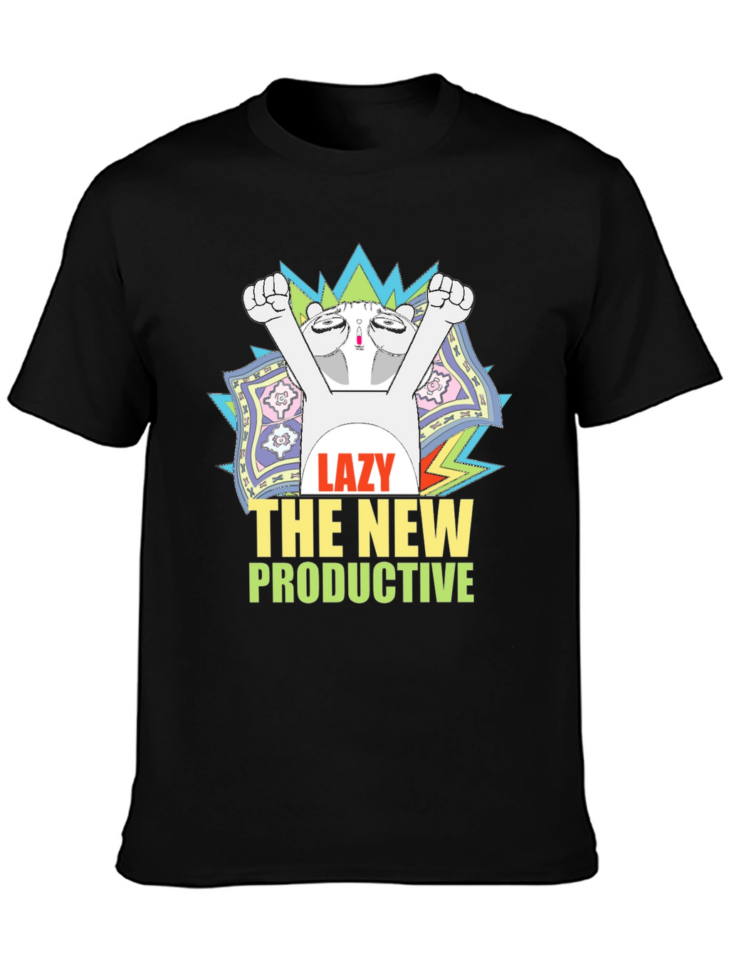 Lazy The New Productive Graphic Tee