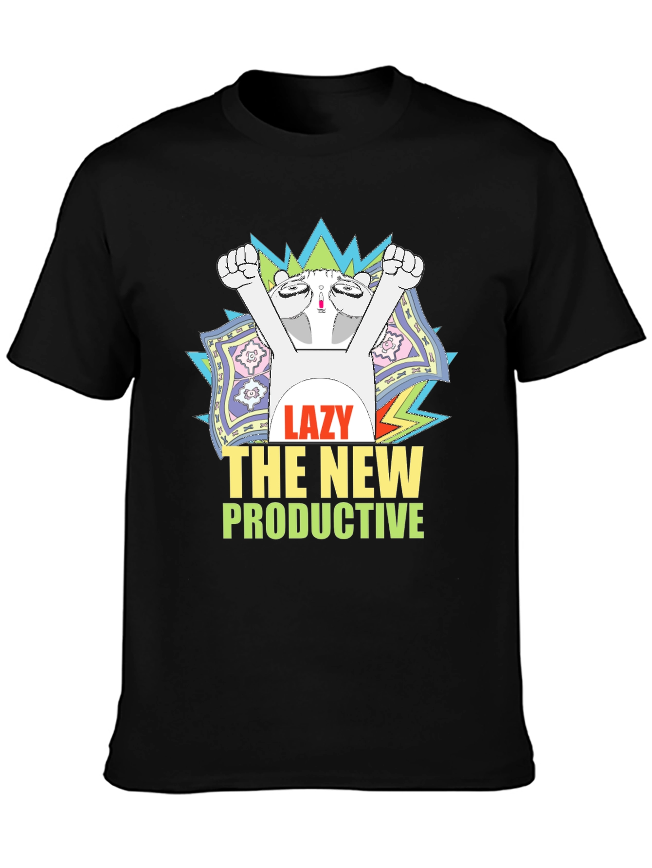 Lazy The New Productive Graphic Tee