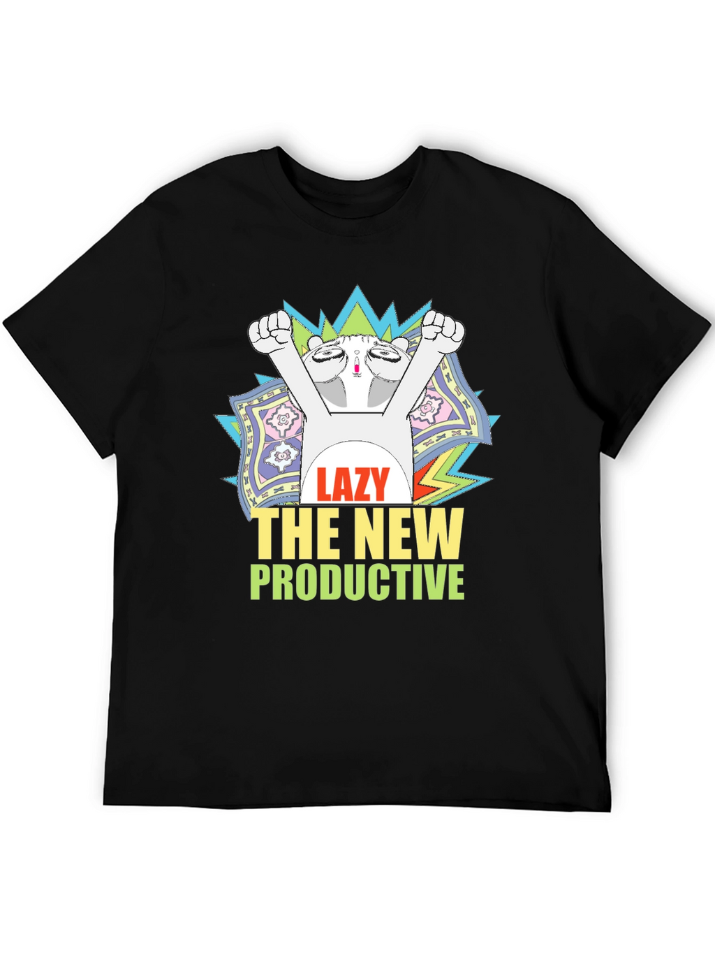 Lazy The New Productive Graphic Tee