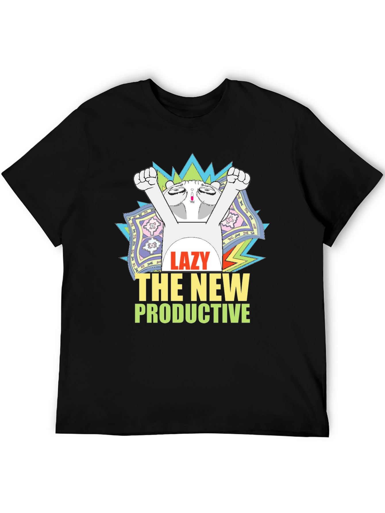 Lazy The New Productive Graphic Tee