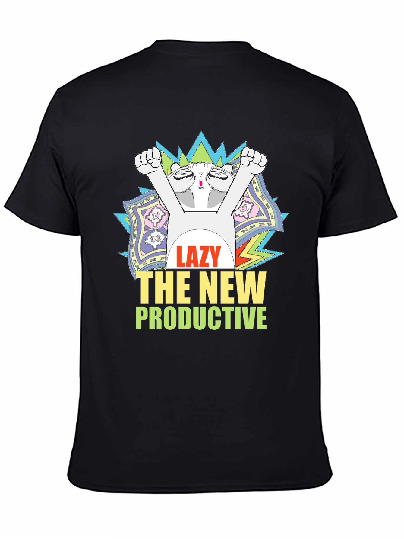 Lazy The New Productive Graphic Tee