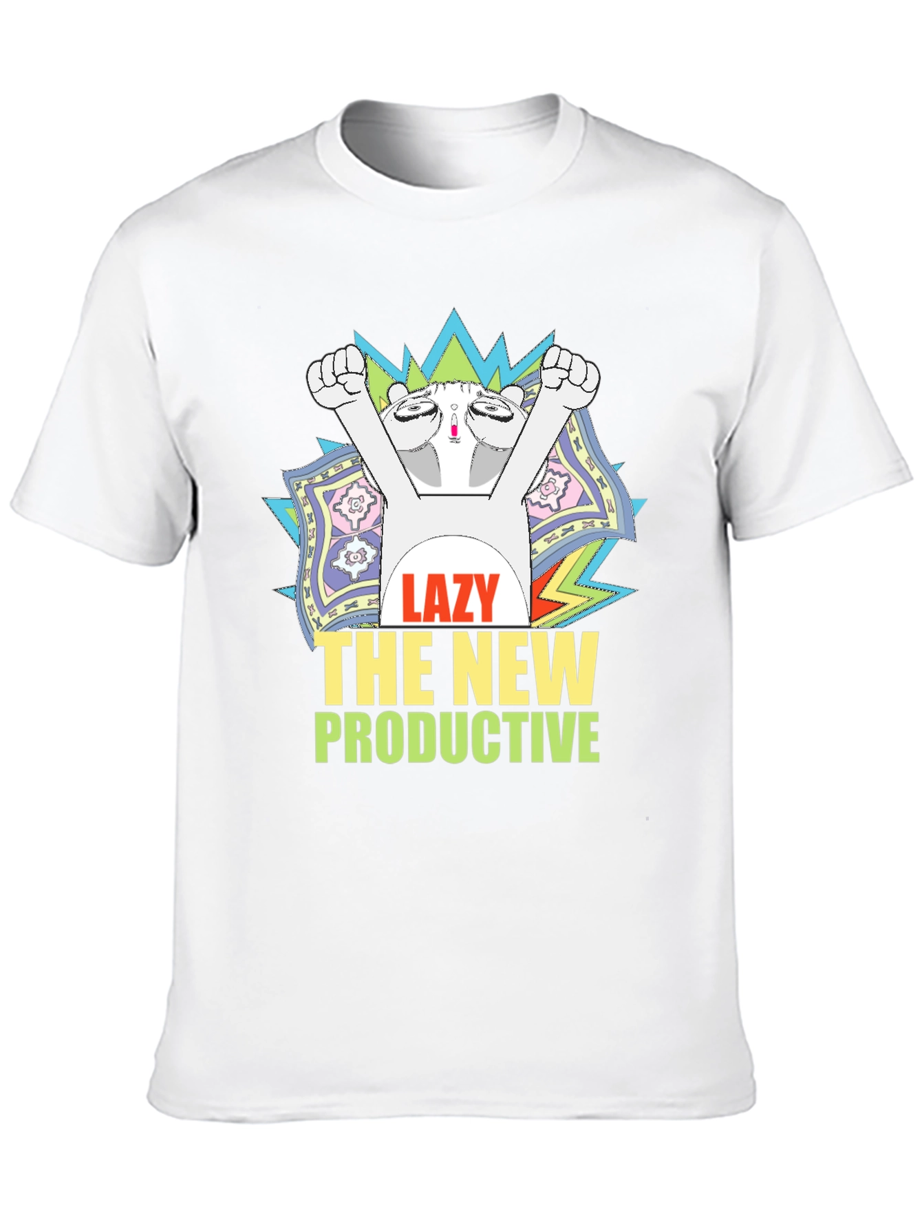 Lazy The New Productive Graphic Tee