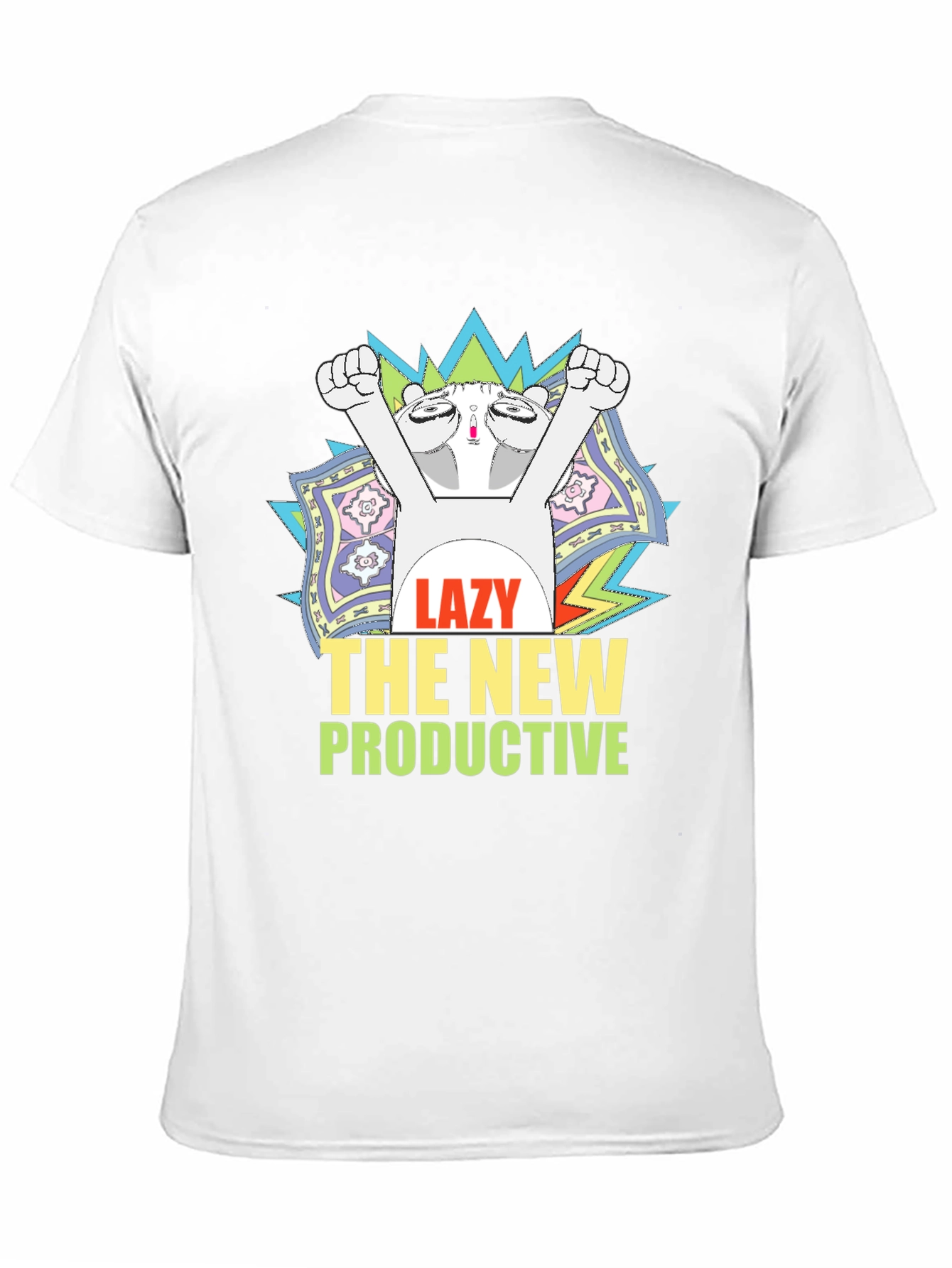 Lazy The New Productive Graphic Tee