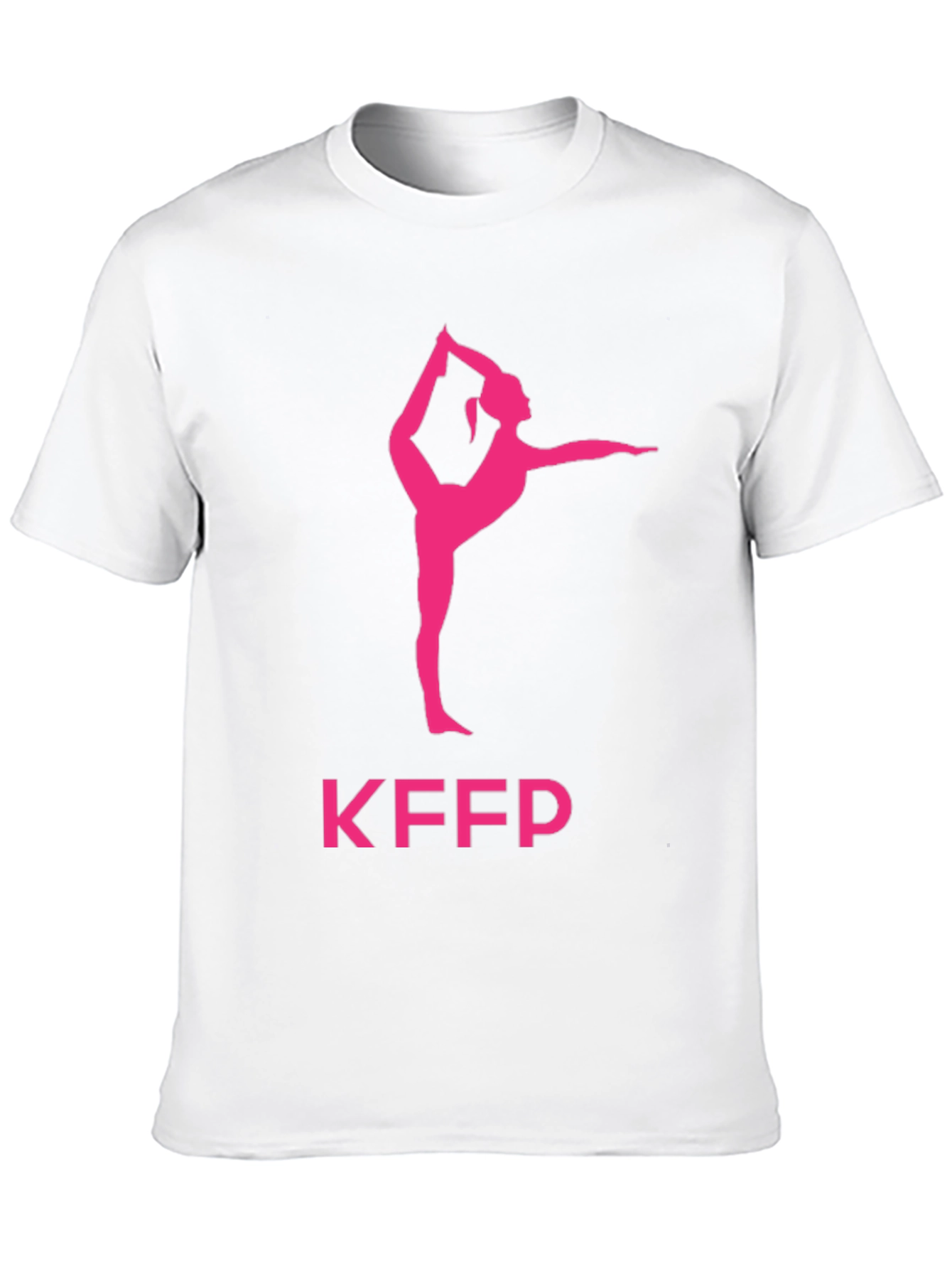 Yoga Pose Graphic Tee - KFPP Black T-Shirt