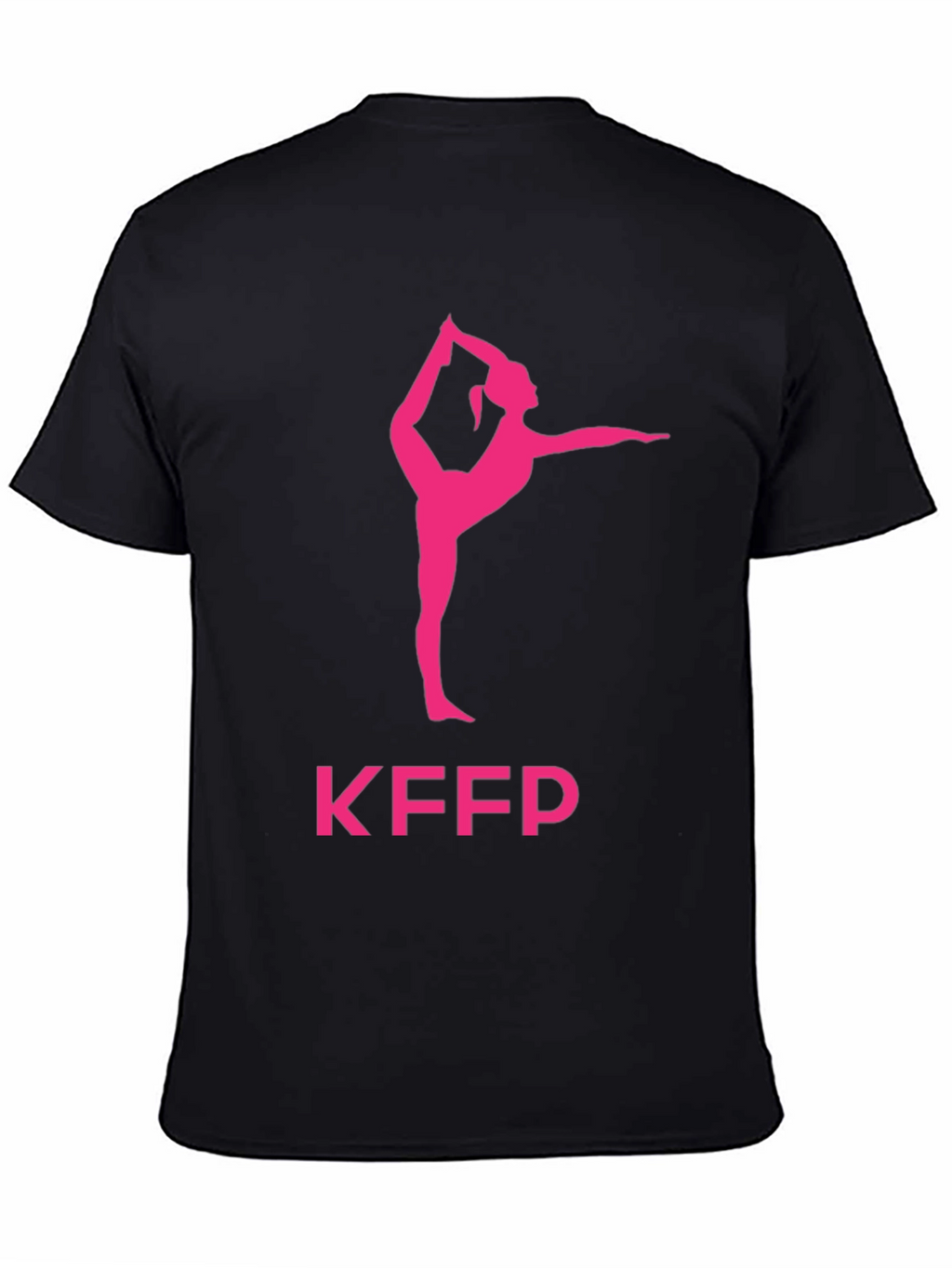 Yoga Pose Graphic Tee - KFPP Black T-Shirt