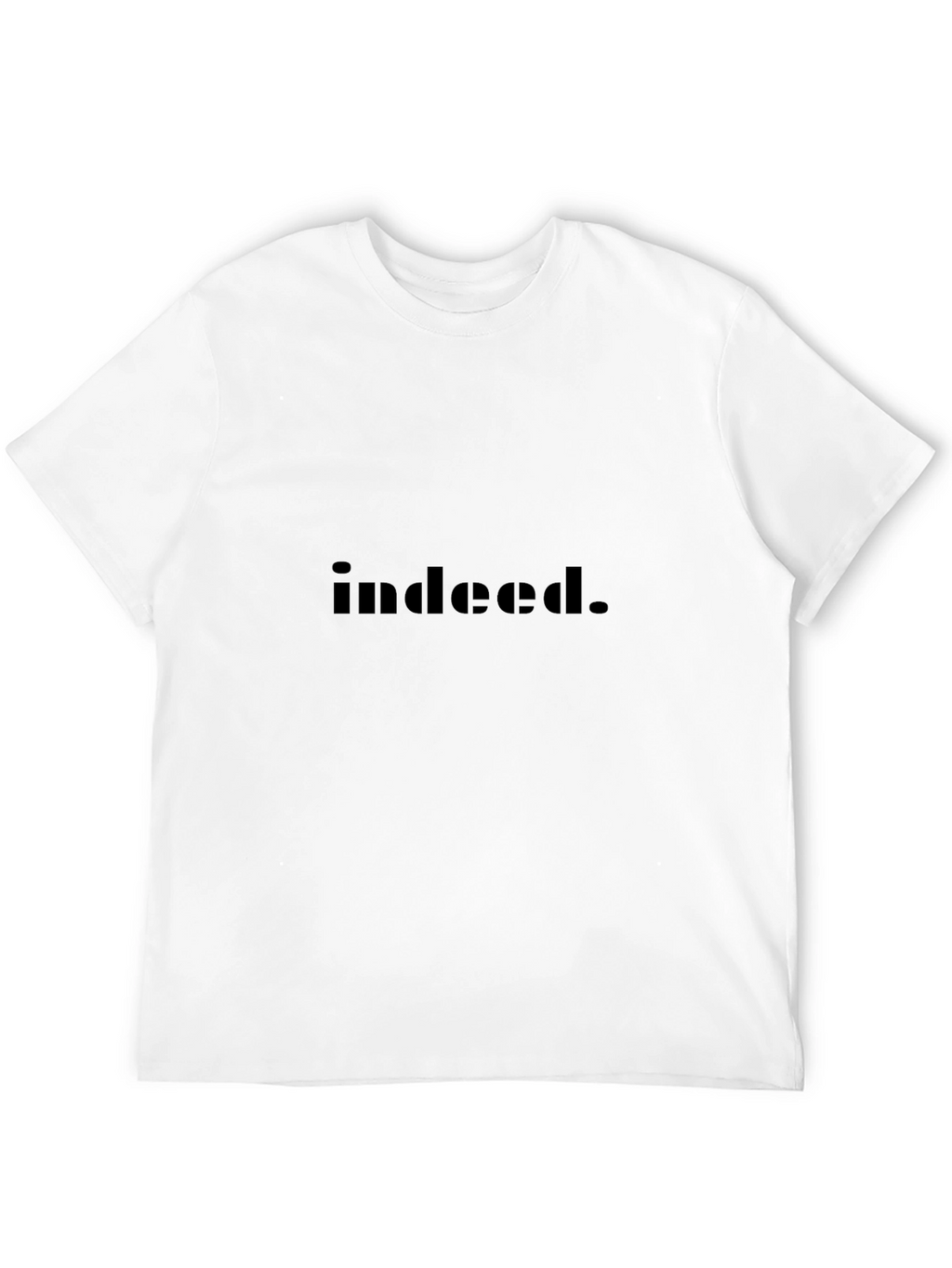 Indeed. Black Graphic T-Shirt for Men