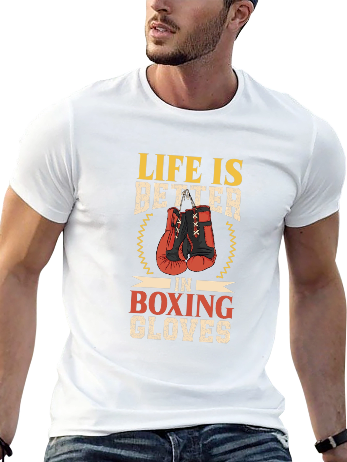 Boxing Gloves Graphic T-Shirt
