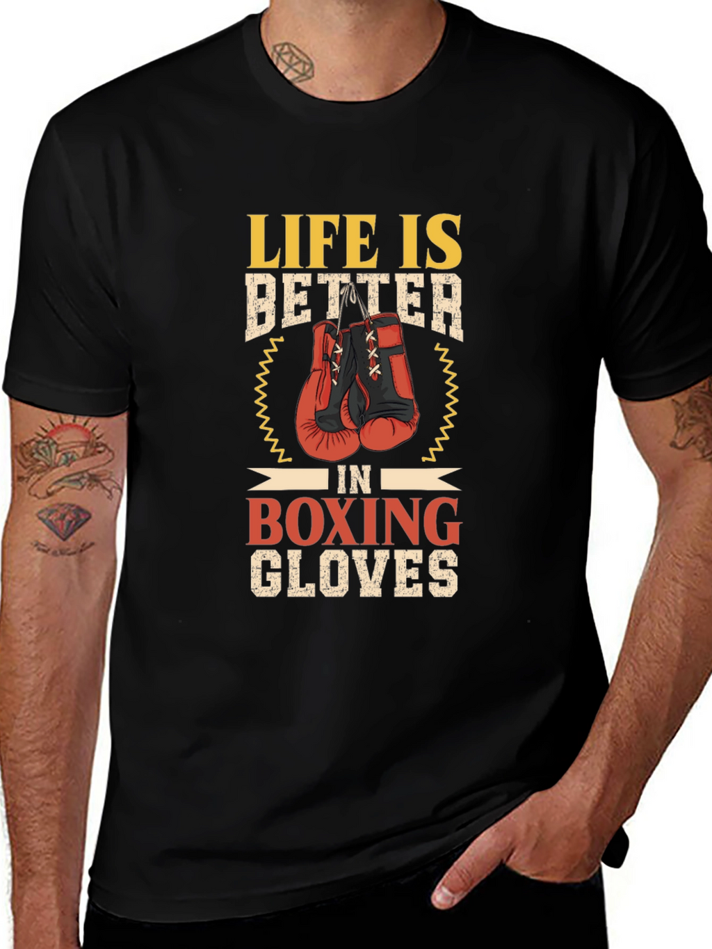 Boxing Gloves Graphic T-Shirt