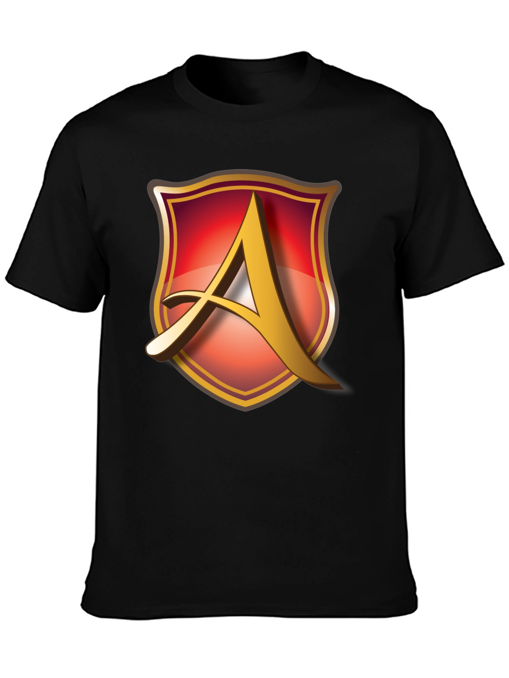 Shield A Logo Black T-Shirt