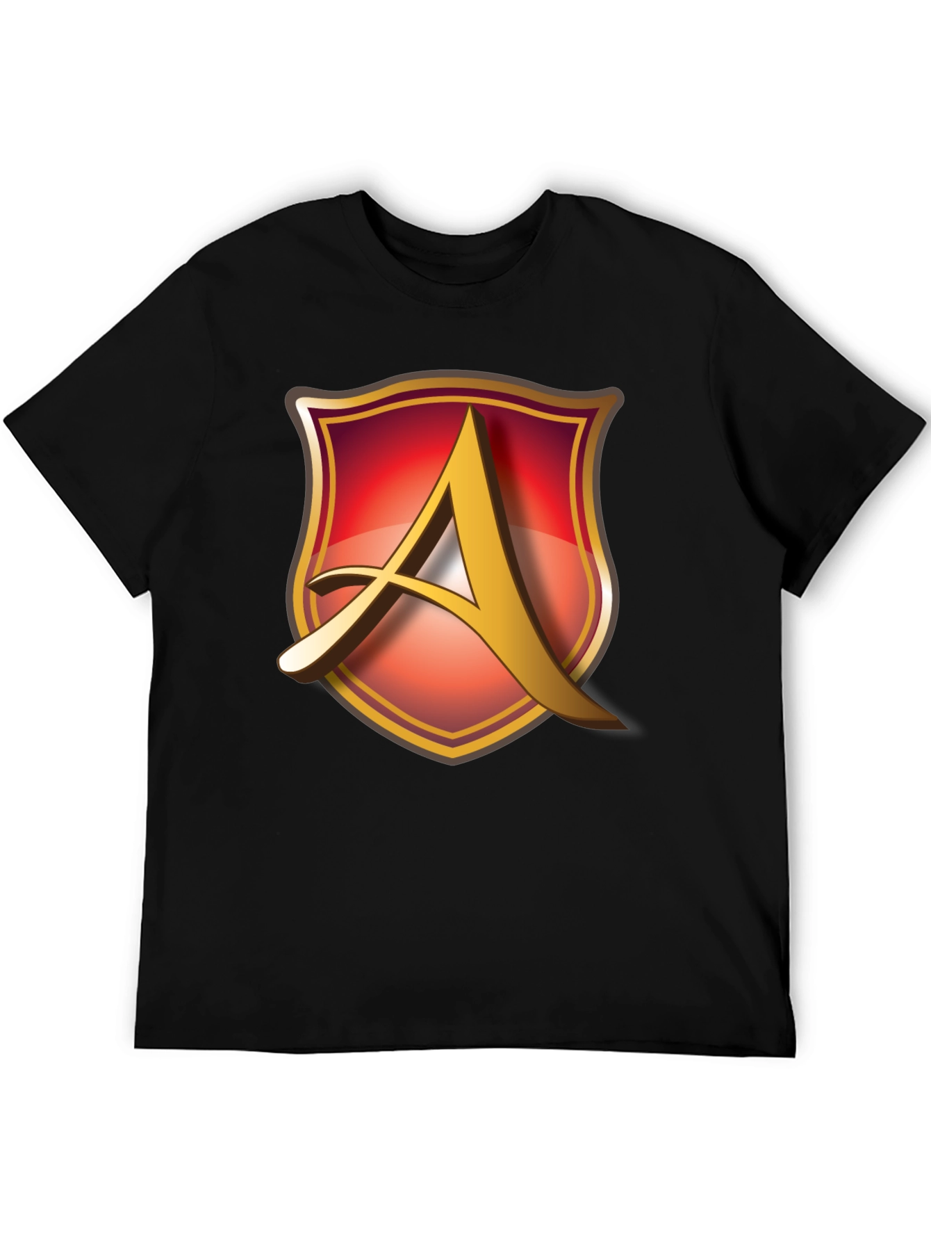 Shield A Logo Black T-Shirt