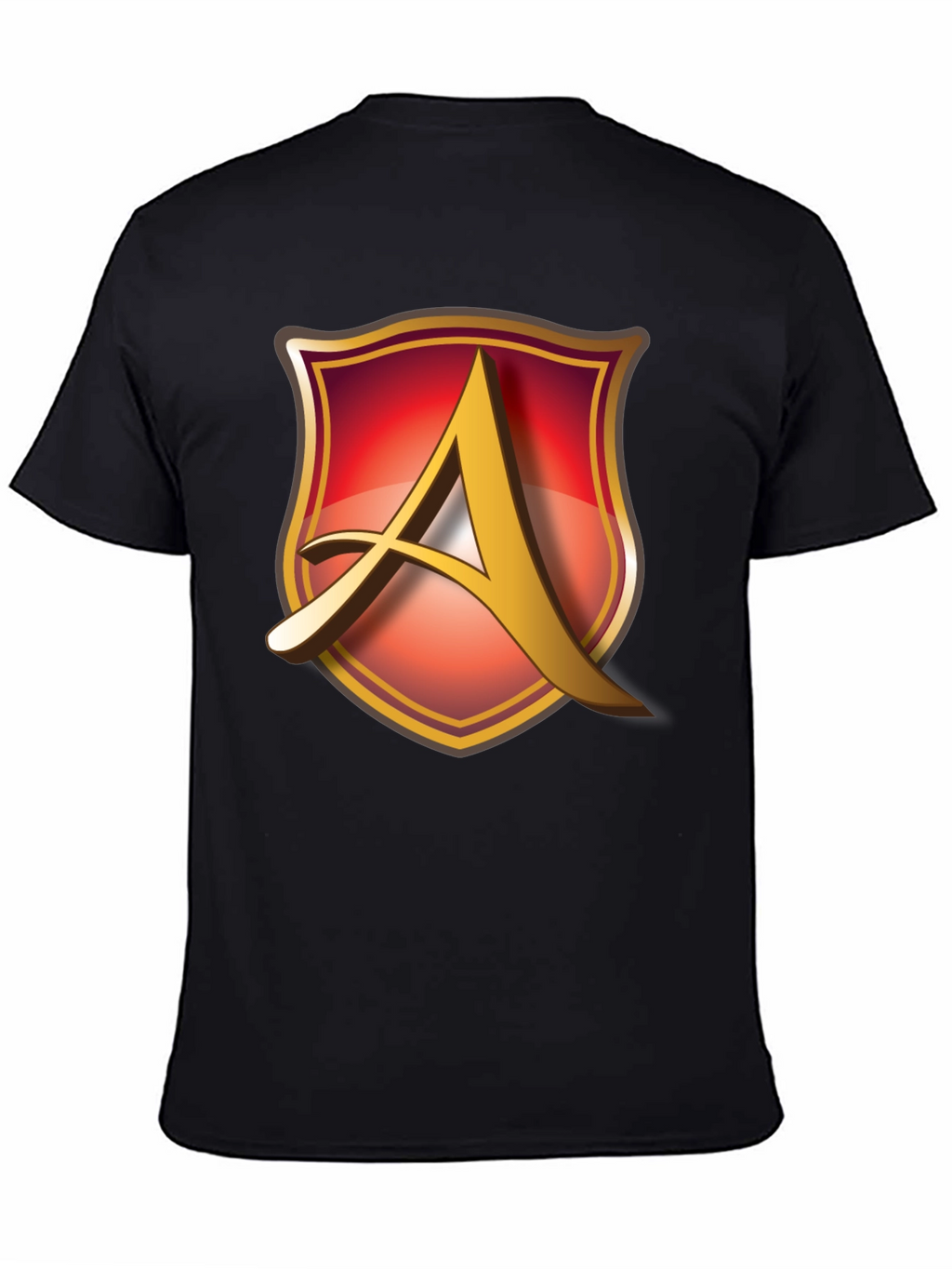Shield A Logo Black T-Shirt