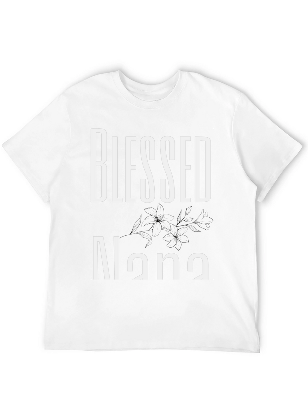 Blessed Nana Black T-Shirt