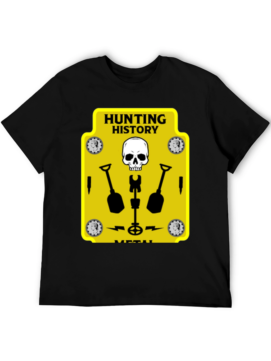 Hunting History Metal Detector T-Shirt