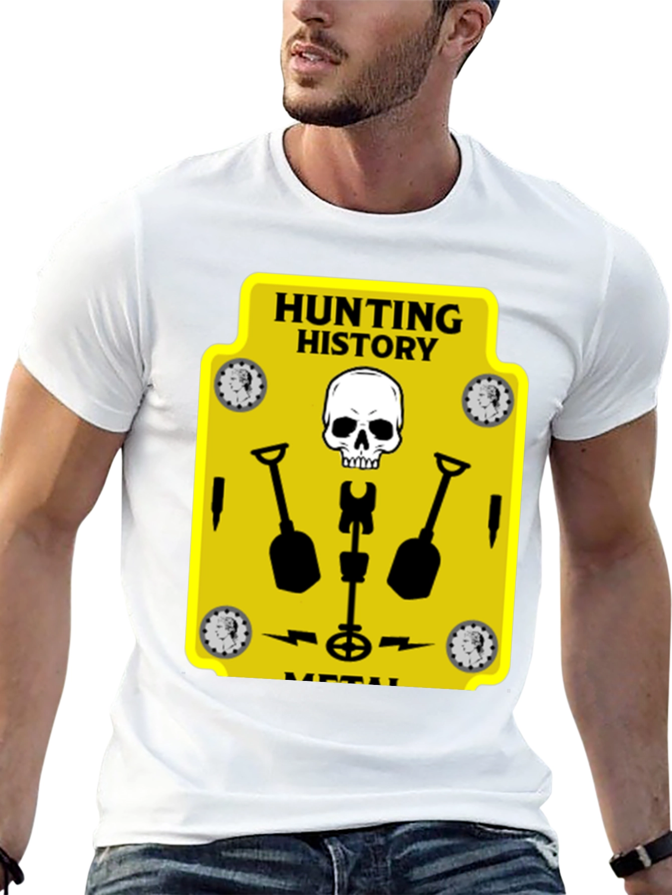 Hunting History Metal Detector T-Shirt