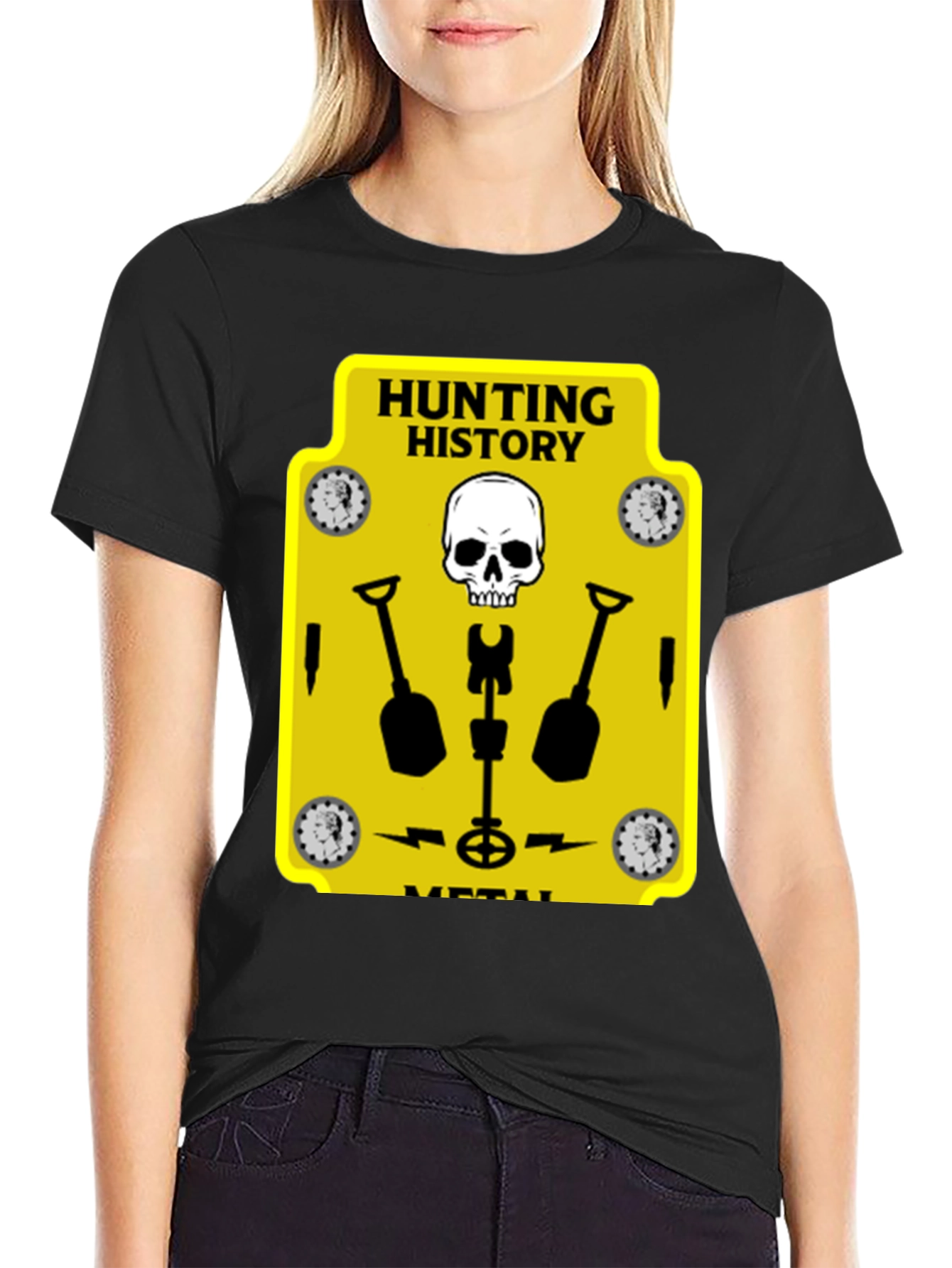 Hunting History Metal Detector T-Shirt
