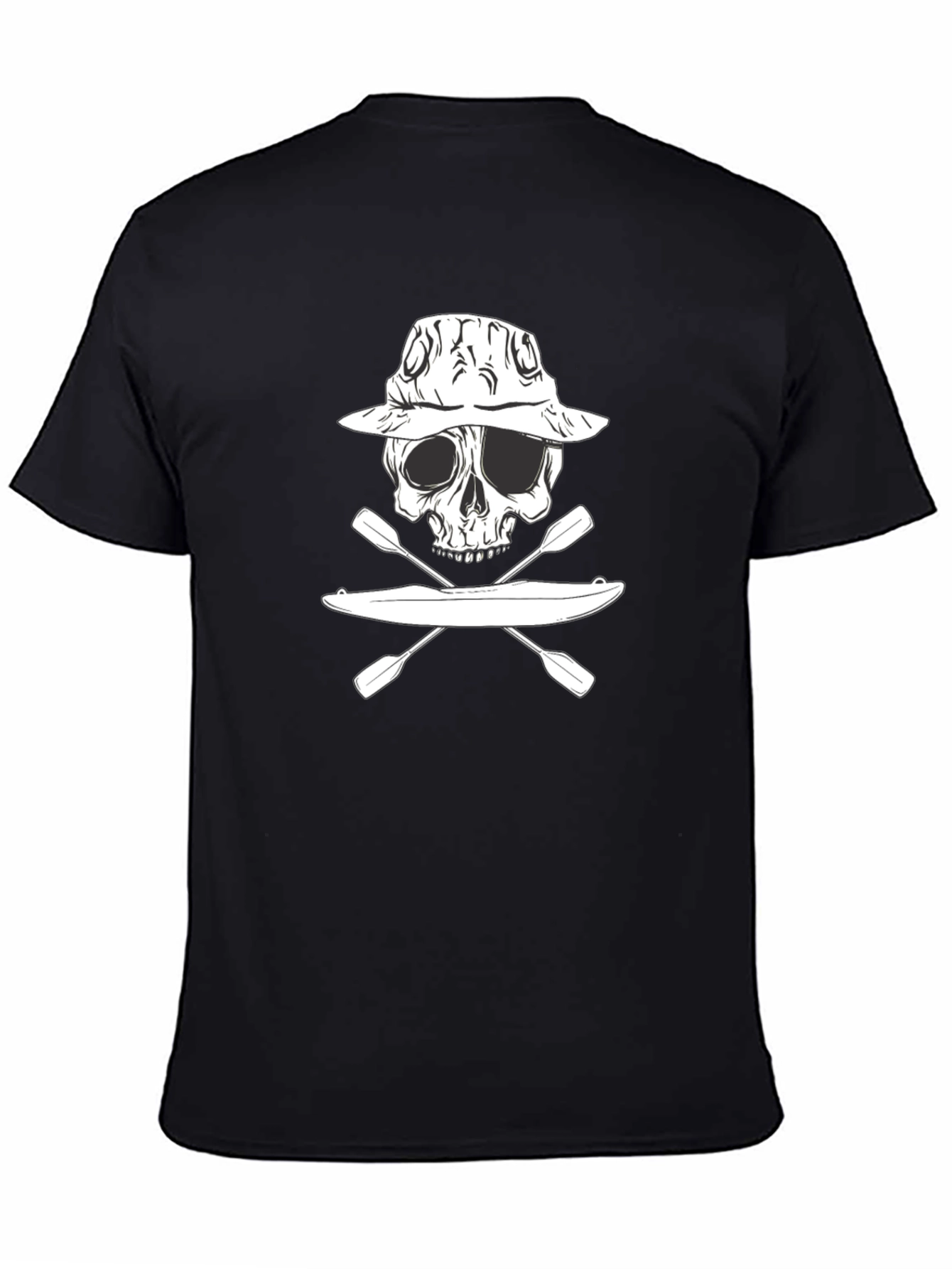 Kayak Skull Graphic T-Shirt - Adventure Ready