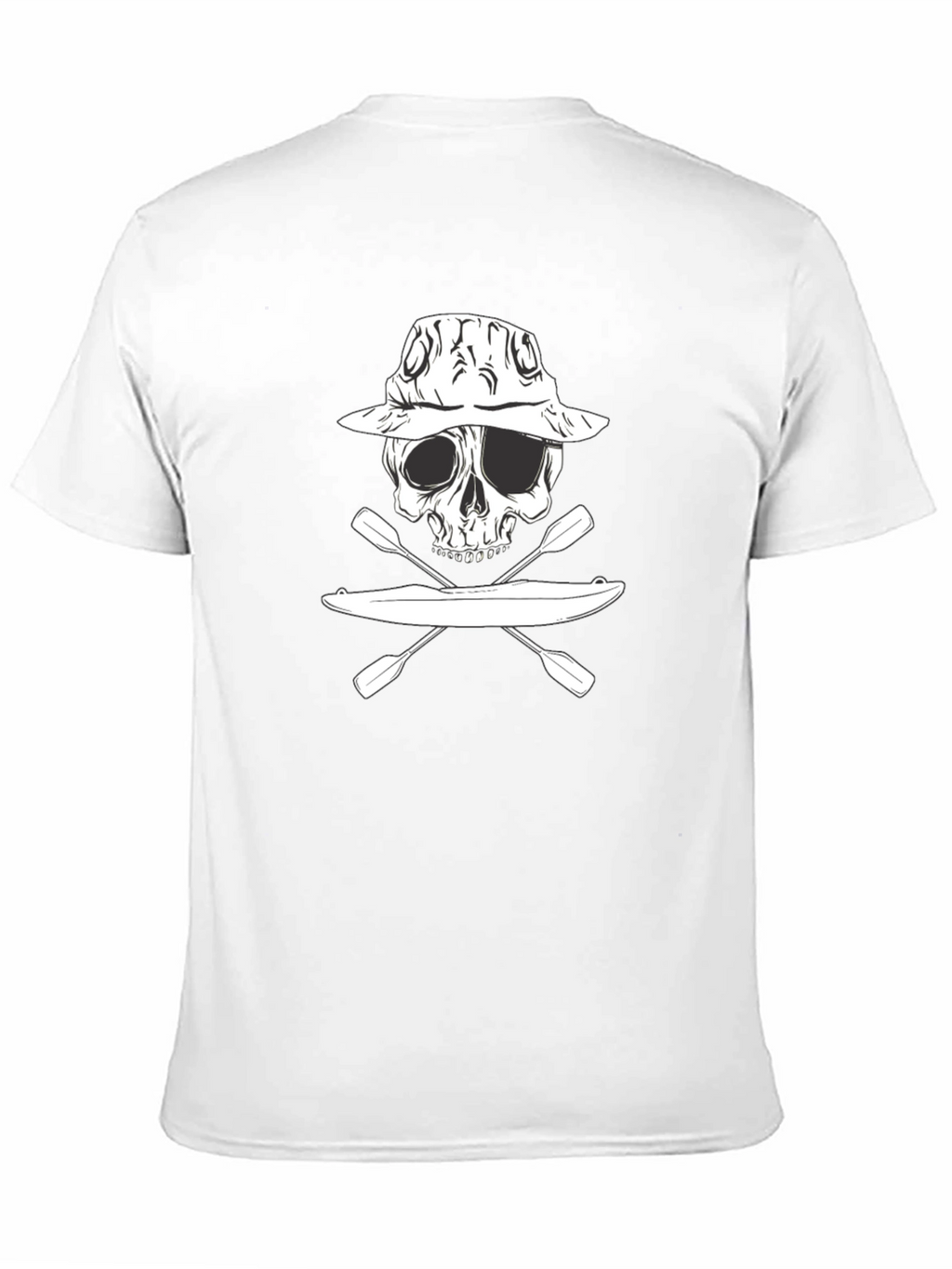 Kayak Skull Graphic T-Shirt - Adventure Ready