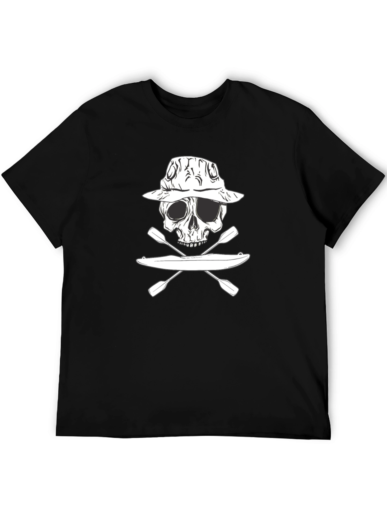 Kayak Skull Graphic T-Shirt - Adventure Ready