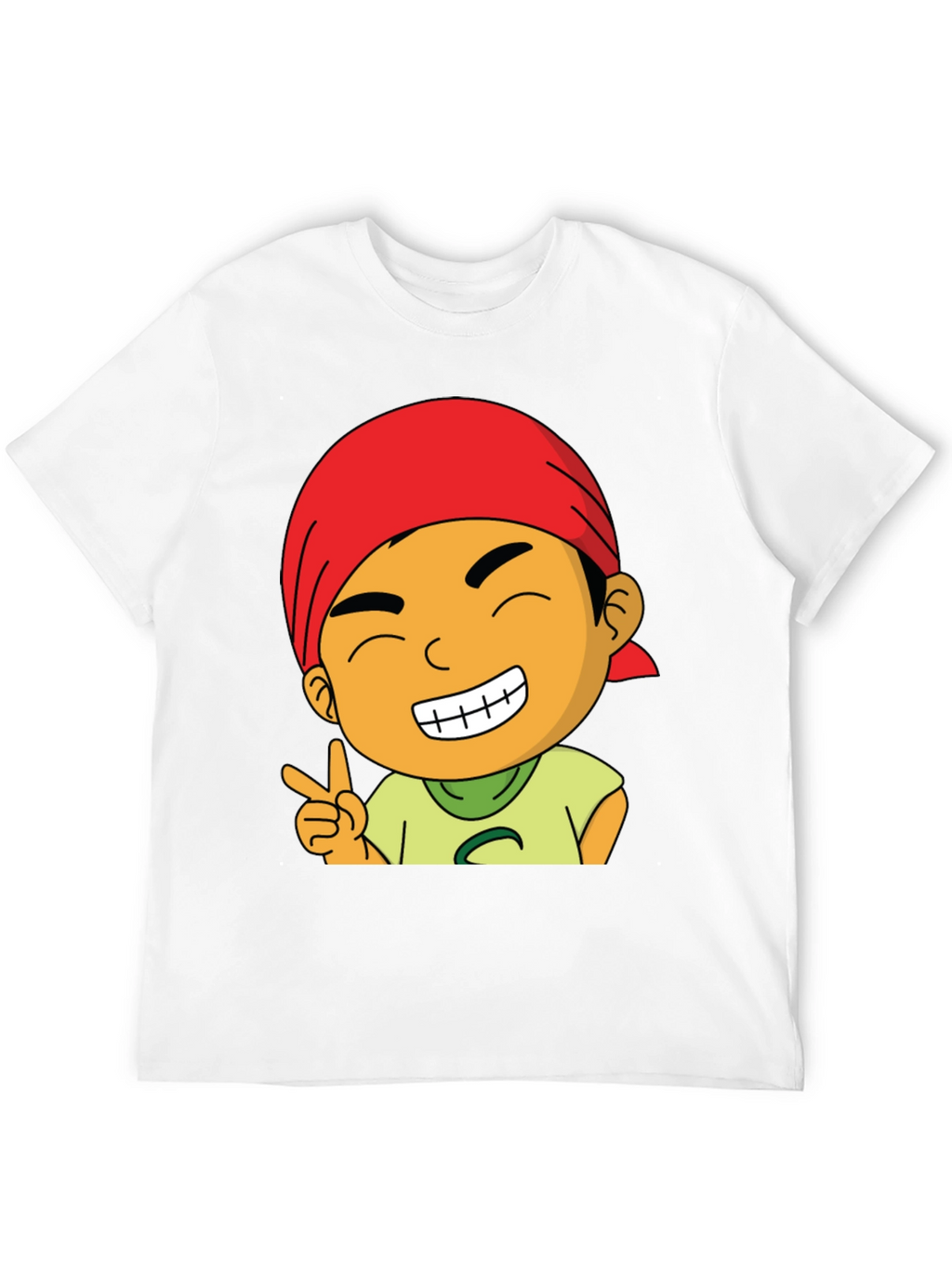 Cartoon Graphic T-Shirt - Mens Black Tee