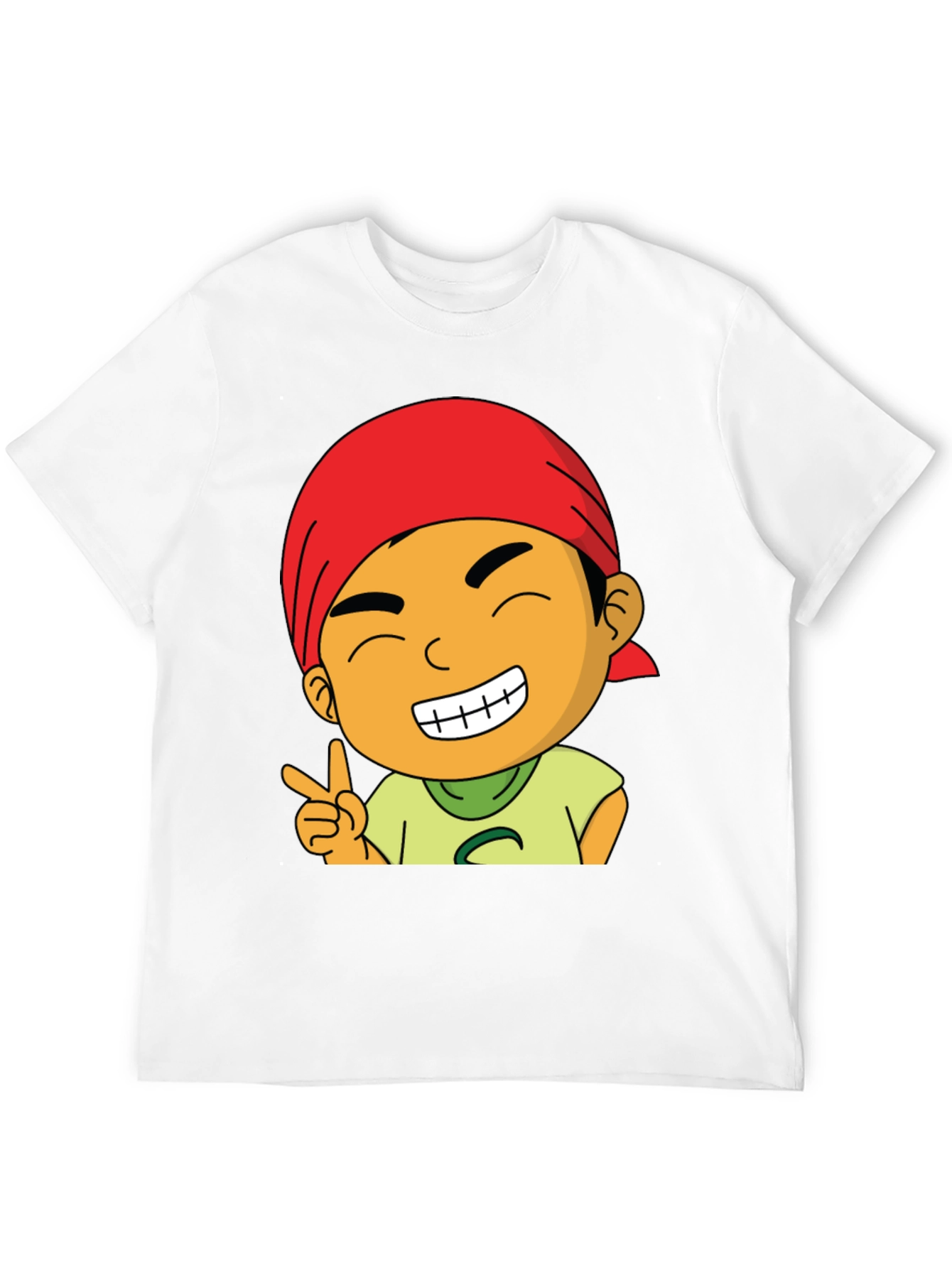 Cartoon Graphic T-Shirt - Mens Black Tee