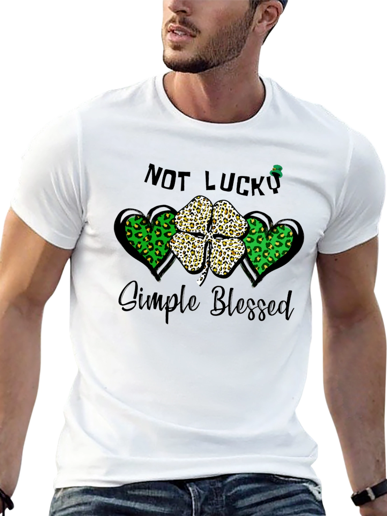 Not Lucky Simple Blessed St. Patricks Day T-Shirt