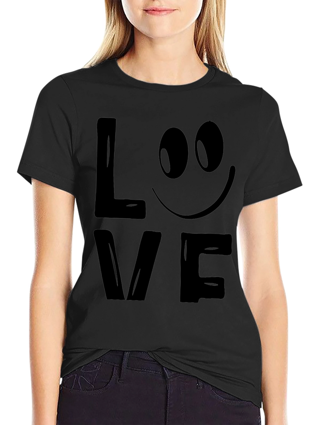 Love Graphic T-Shirt - Mens Black Tee