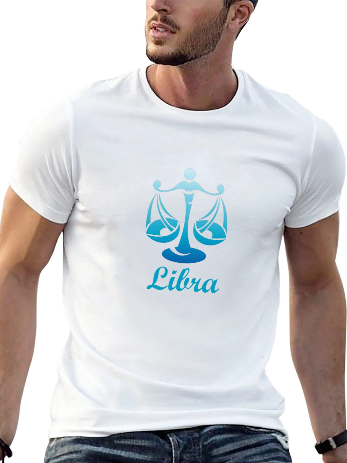 Libra Zodiac Graphic T-Shirt - Stylish Astrology Tee
