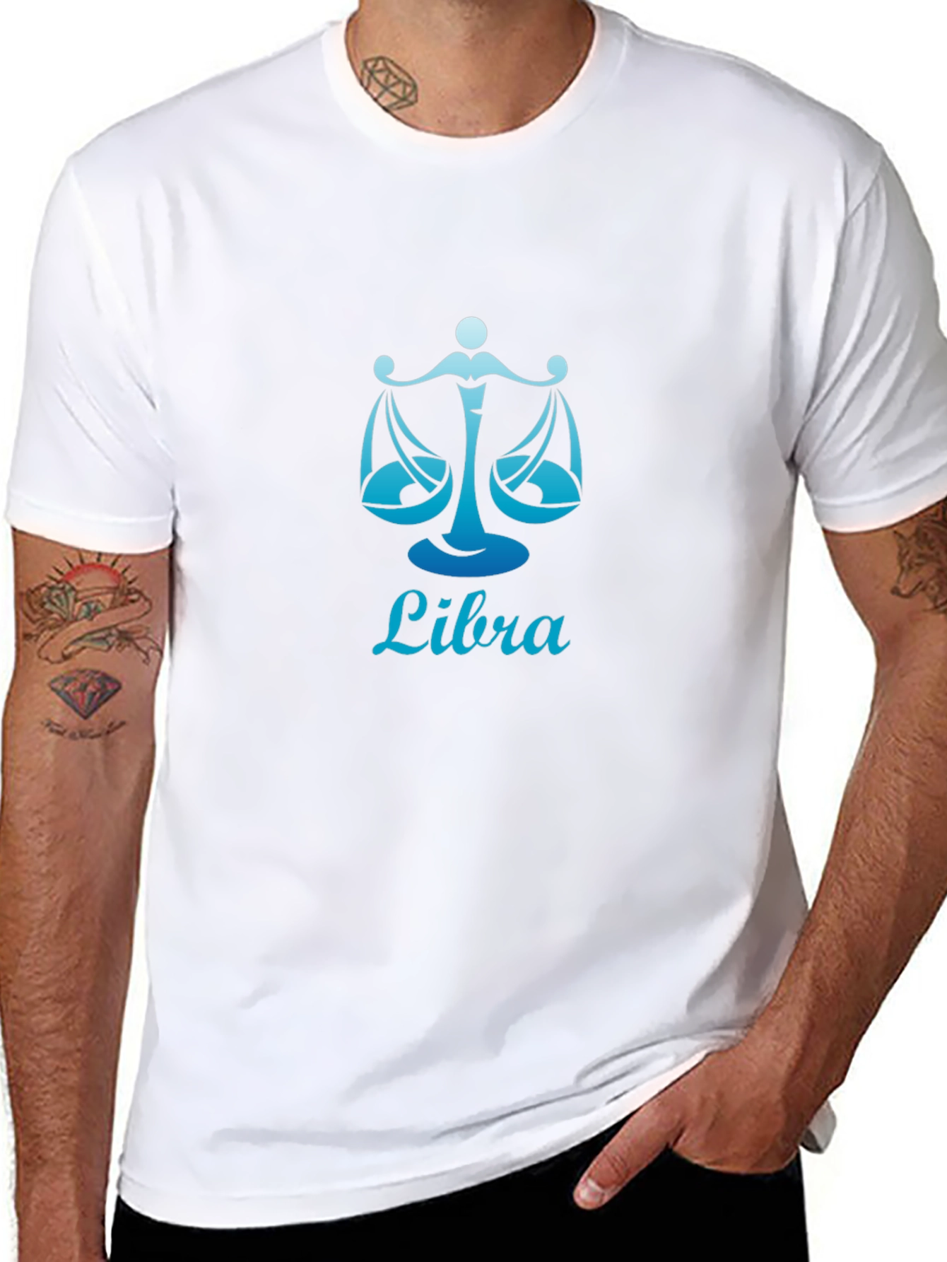 Libra Zodiac Graphic T-Shirt - Stylish Astrology Tee