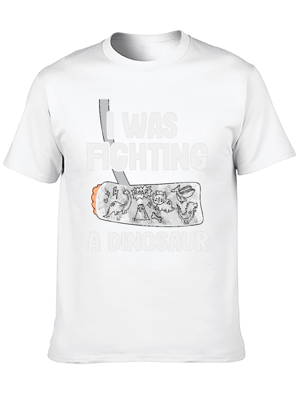I Was Fighting A Dinosaur T-Shirt