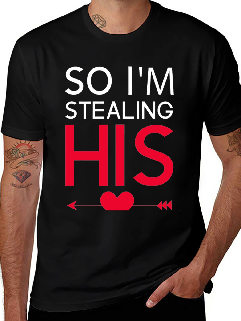 So Im Stealing HIS - Funny Couples T-Shirt