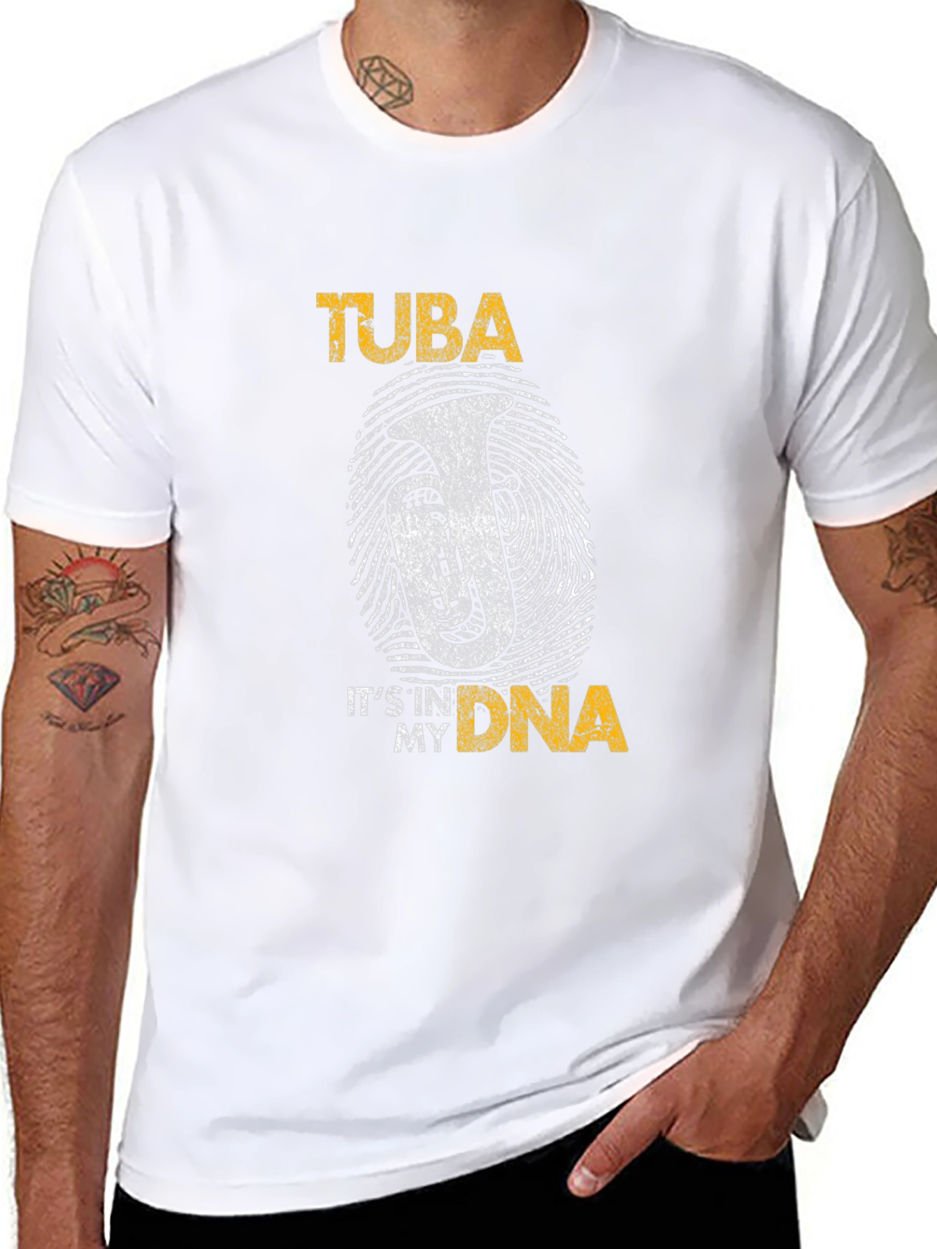 Tuba DNA Graphic T-Shirt - Musicians Tee