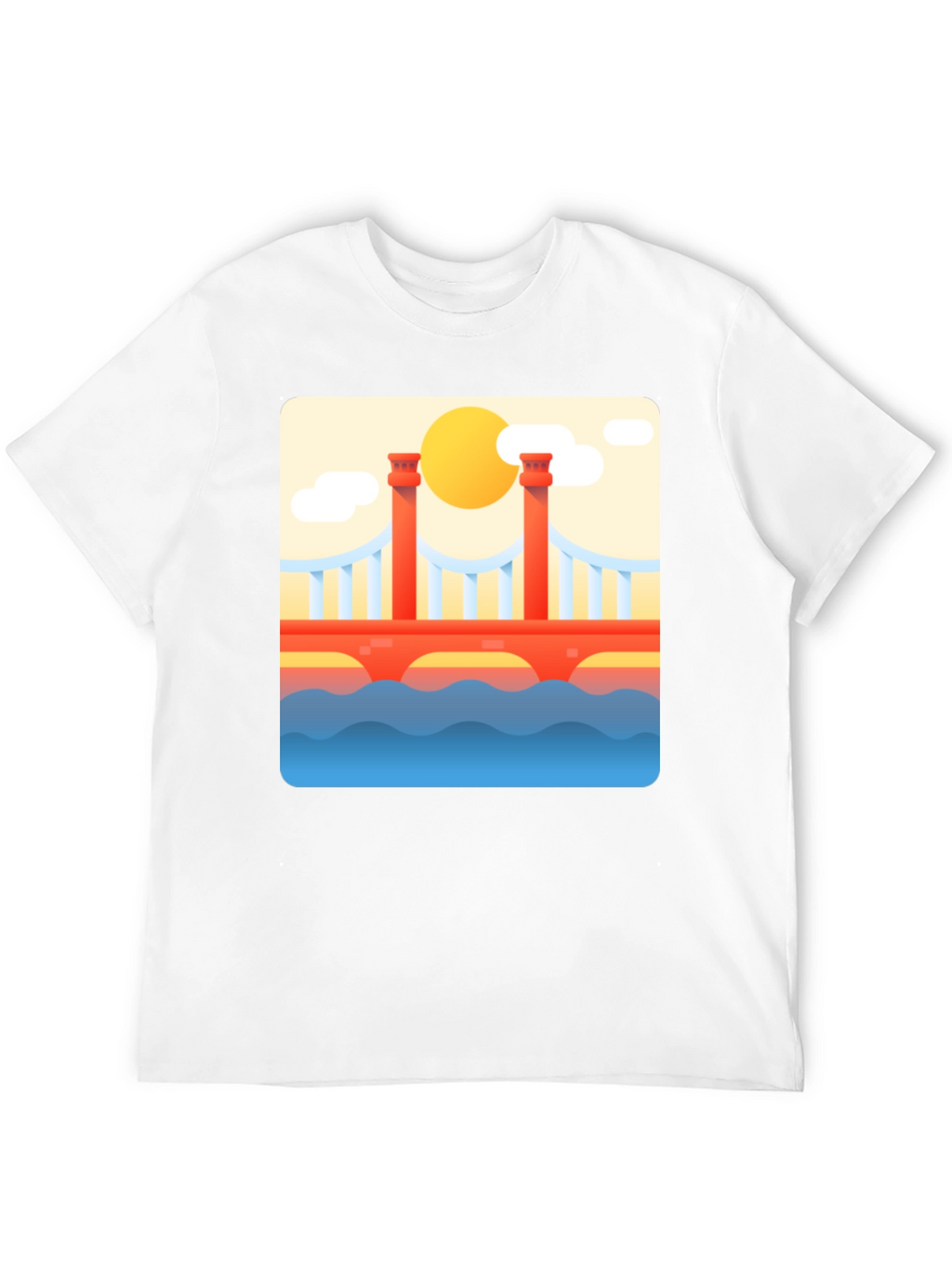 Bridge Graphic Tee - Artistic Comfort