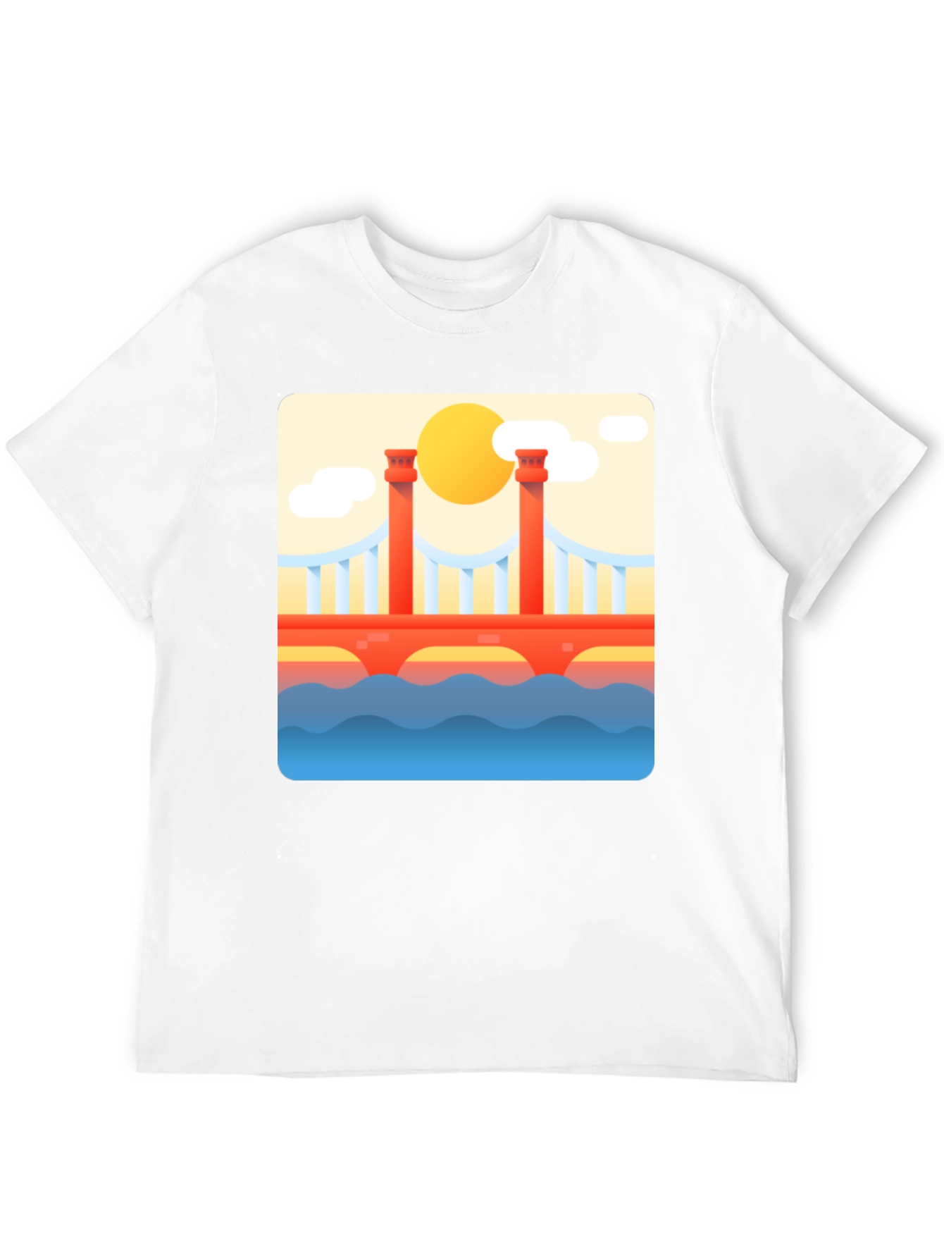 Bridge Graphic Tee - Artistic Comfort