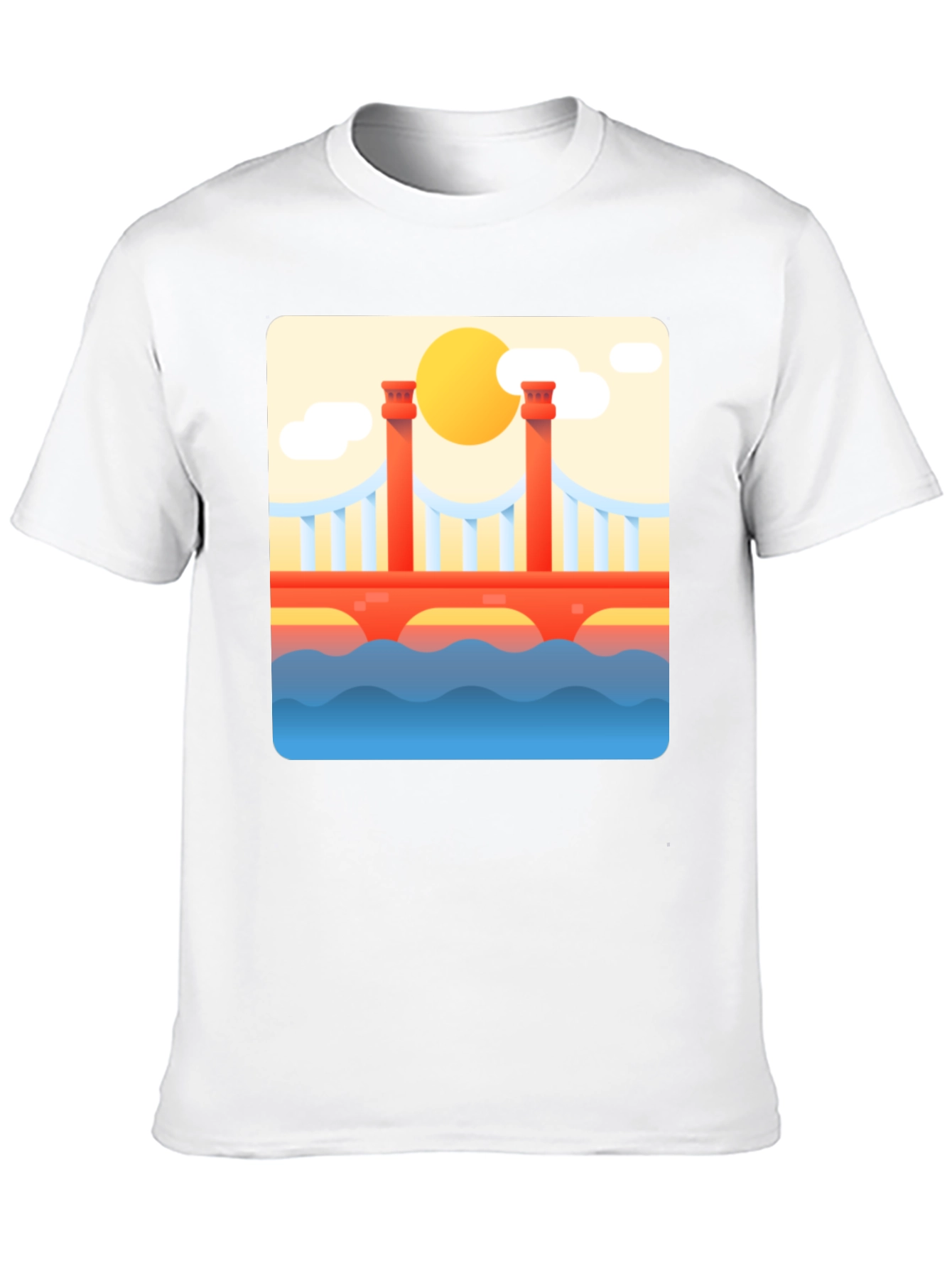 Bridge Graphic Tee - Artistic Comfort