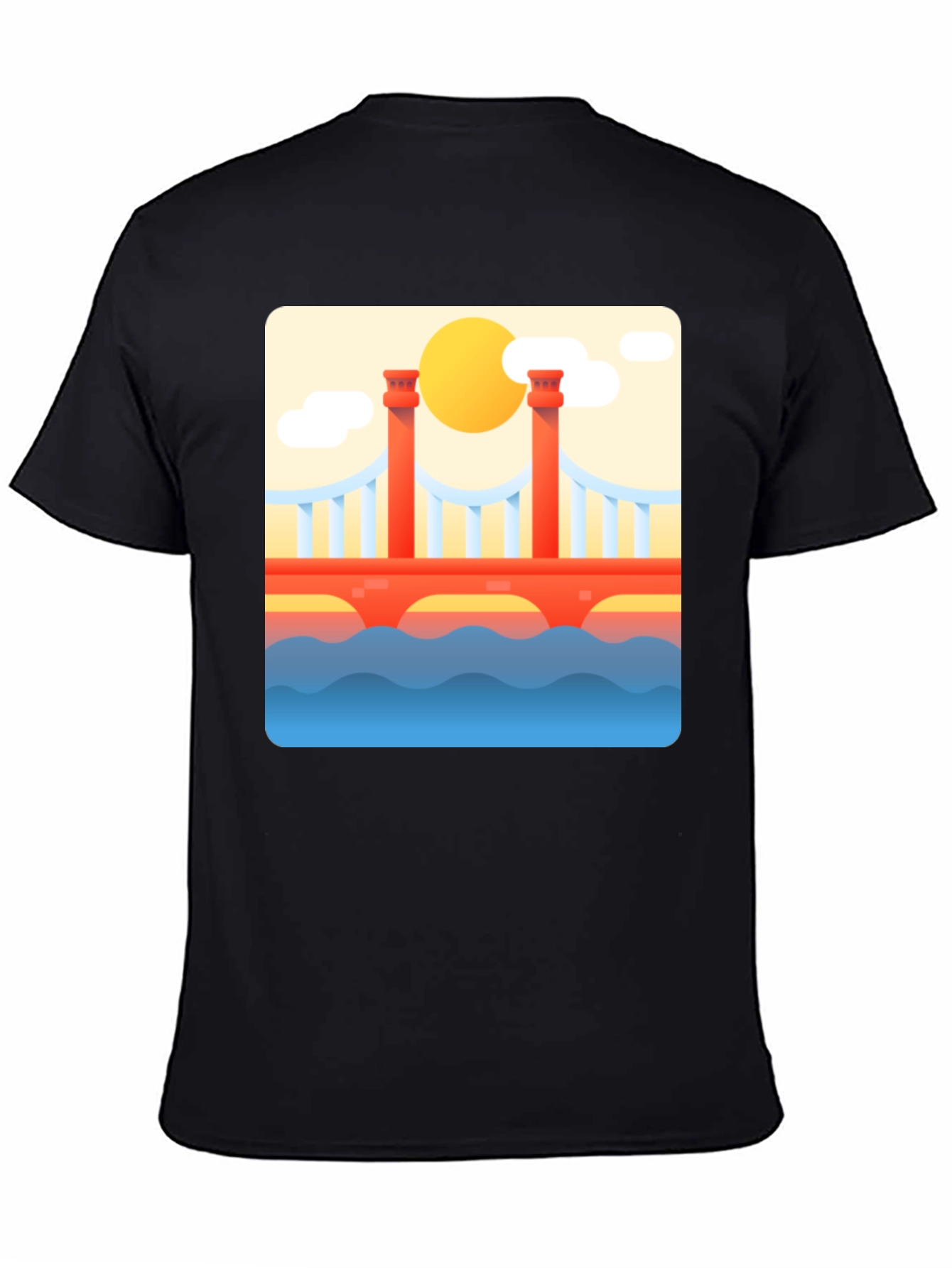 Bridge Graphic Tee - Artistic Comfort