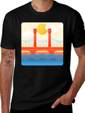 Bridge Graphic Tee - Artistic Comfort