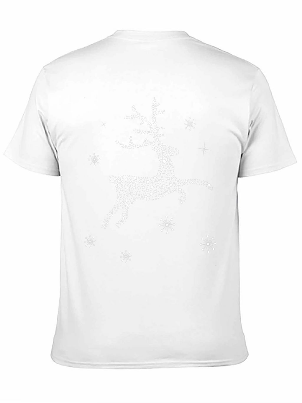 Starry Reindeer Graphic Tee - Holiday Festive Style
