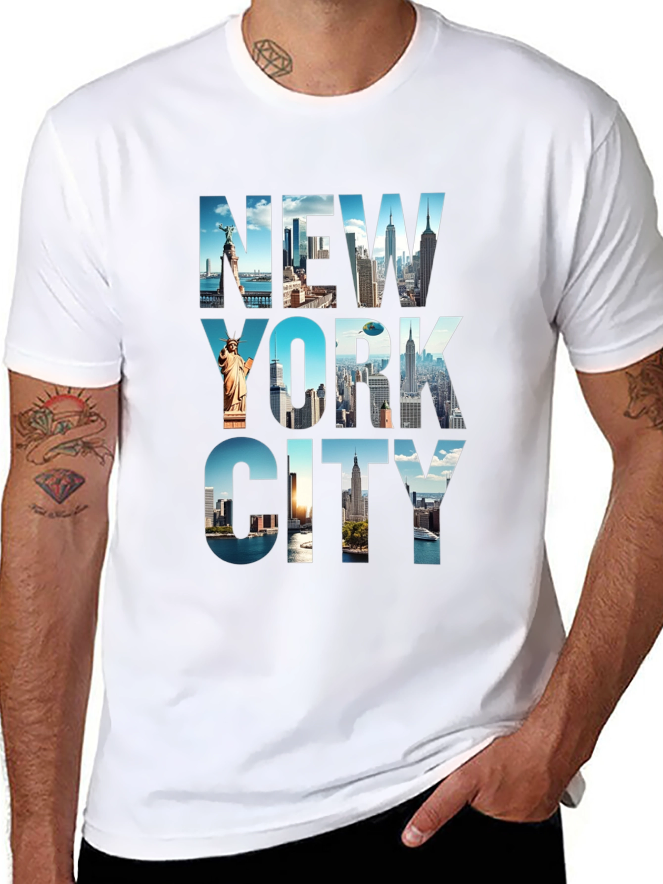 New York City Skyline Graphic Tee