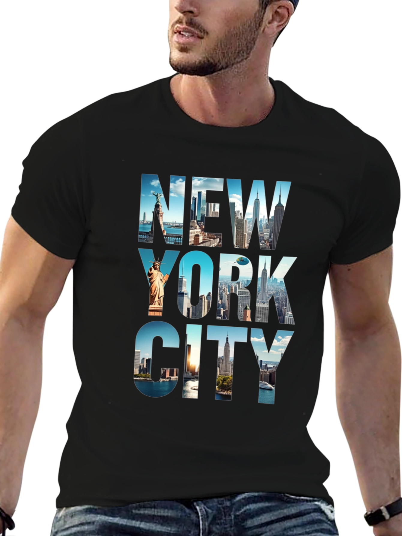 New York City Skyline Graphic Tee