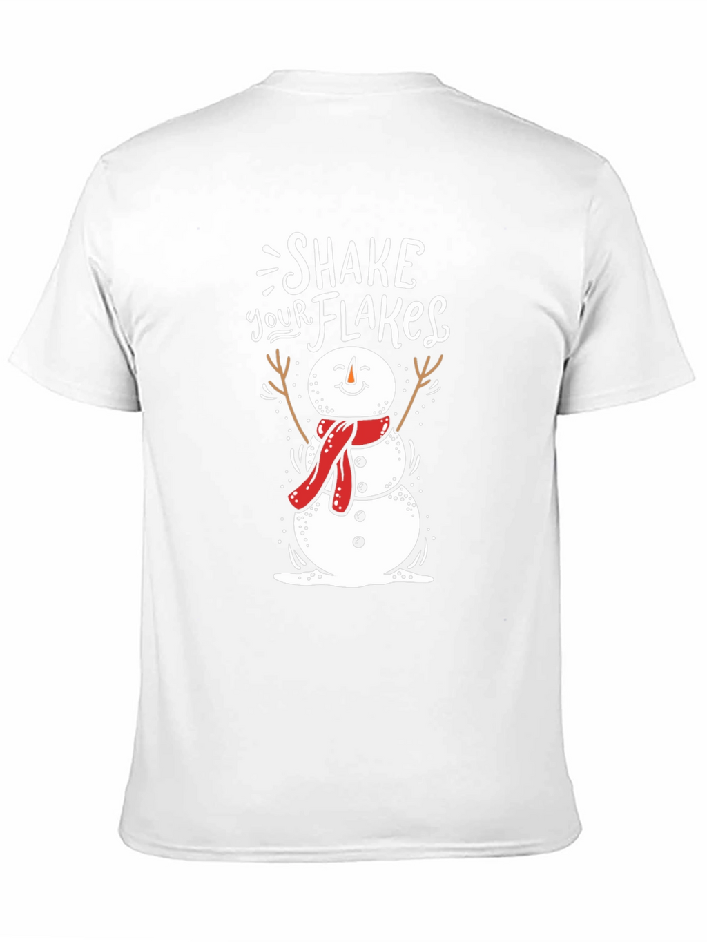 Shake Your Flakes Snowman Graphic Tee