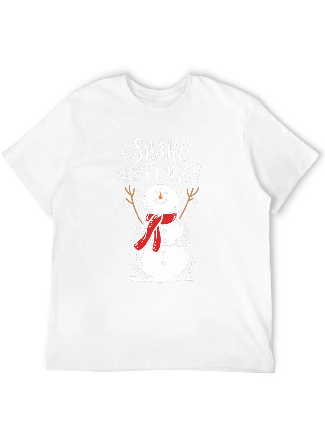 Shake Your Flakes Snowman Graphic Tee