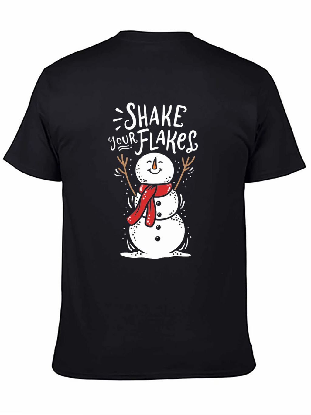 Shake Your Flakes Snowman Graphic Tee