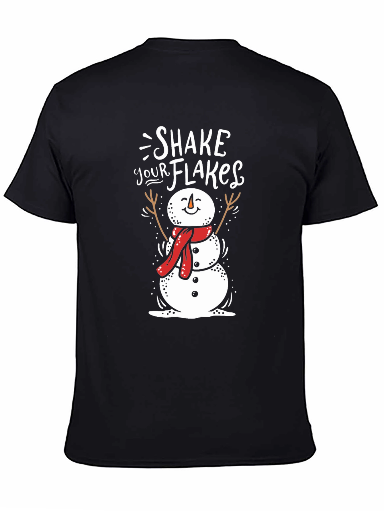 Shake Your Flakes Snowman Graphic Tee