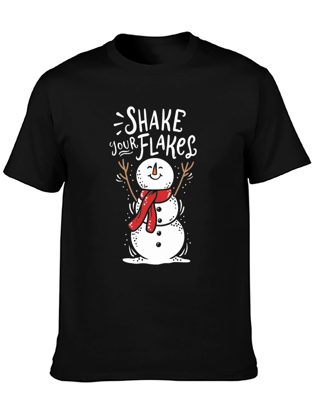 Shake Your Flakes Snowman Graphic Tee