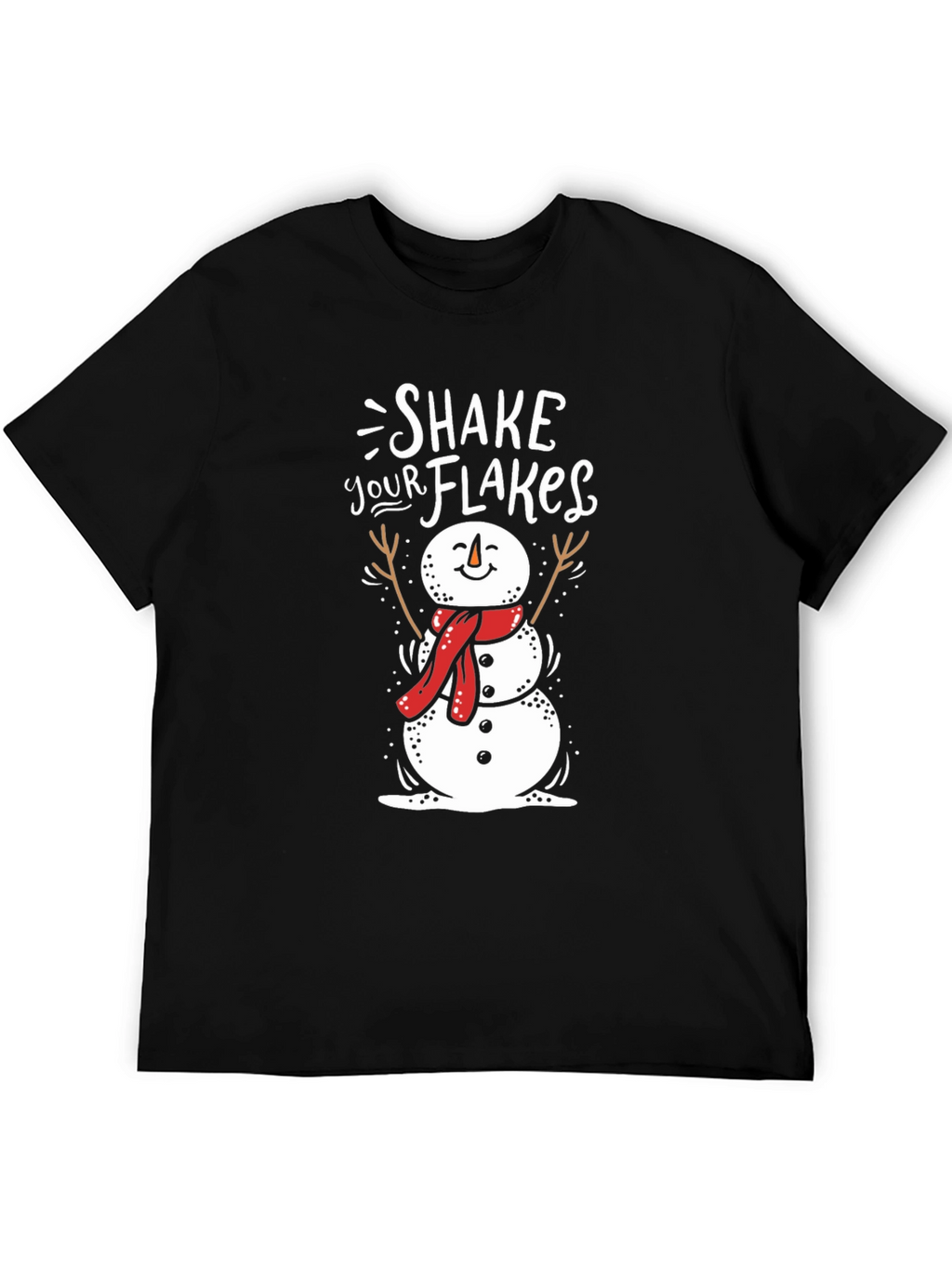Shake Your Flakes Snowman Graphic Tee