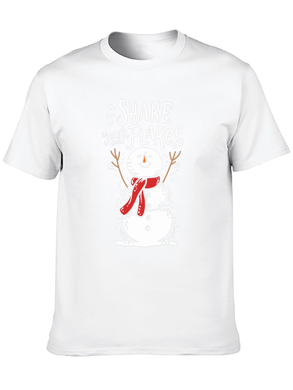 Shake Your Flakes Snowman Graphic Tee