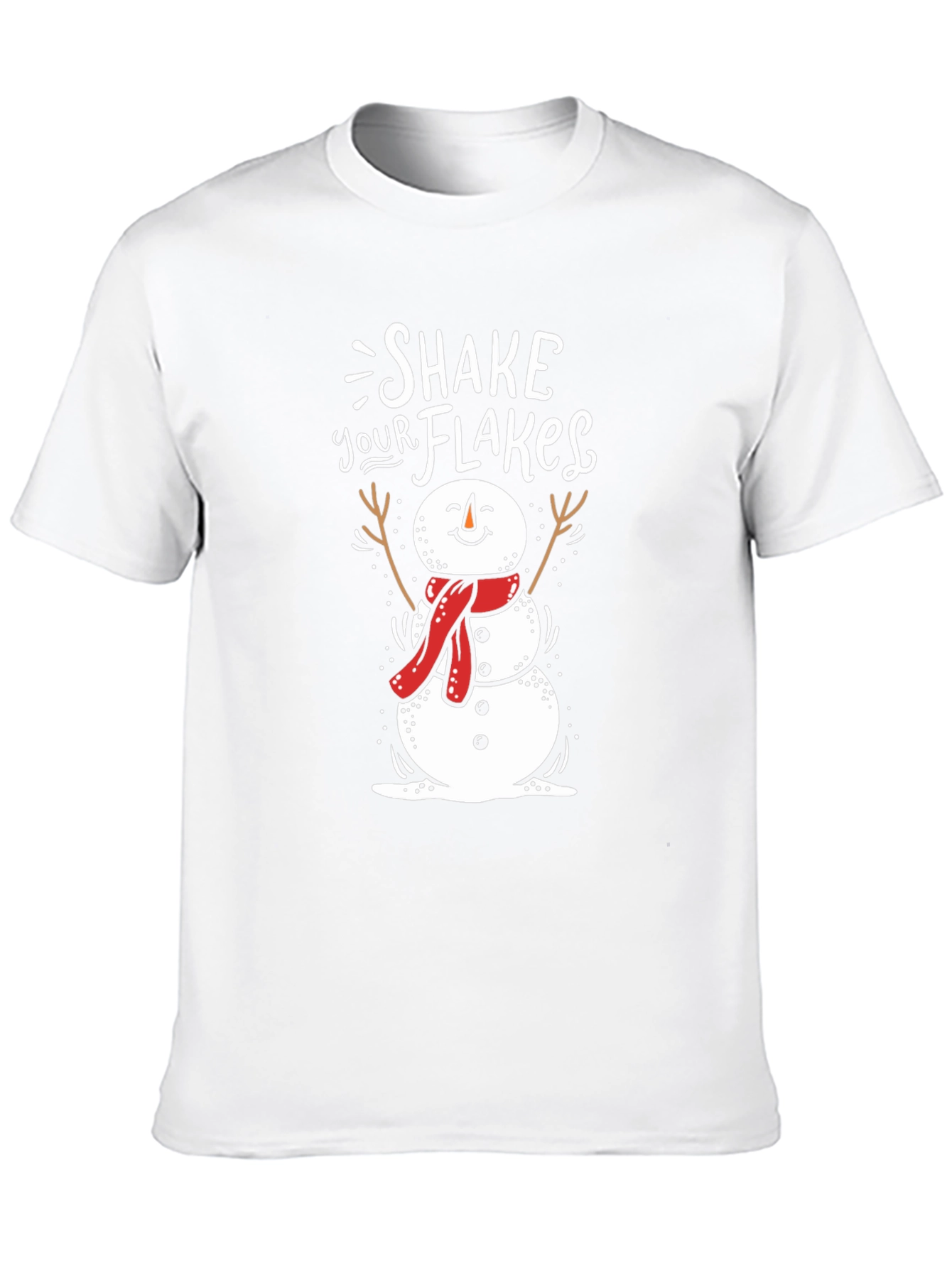 Shake Your Flakes Snowman Graphic Tee