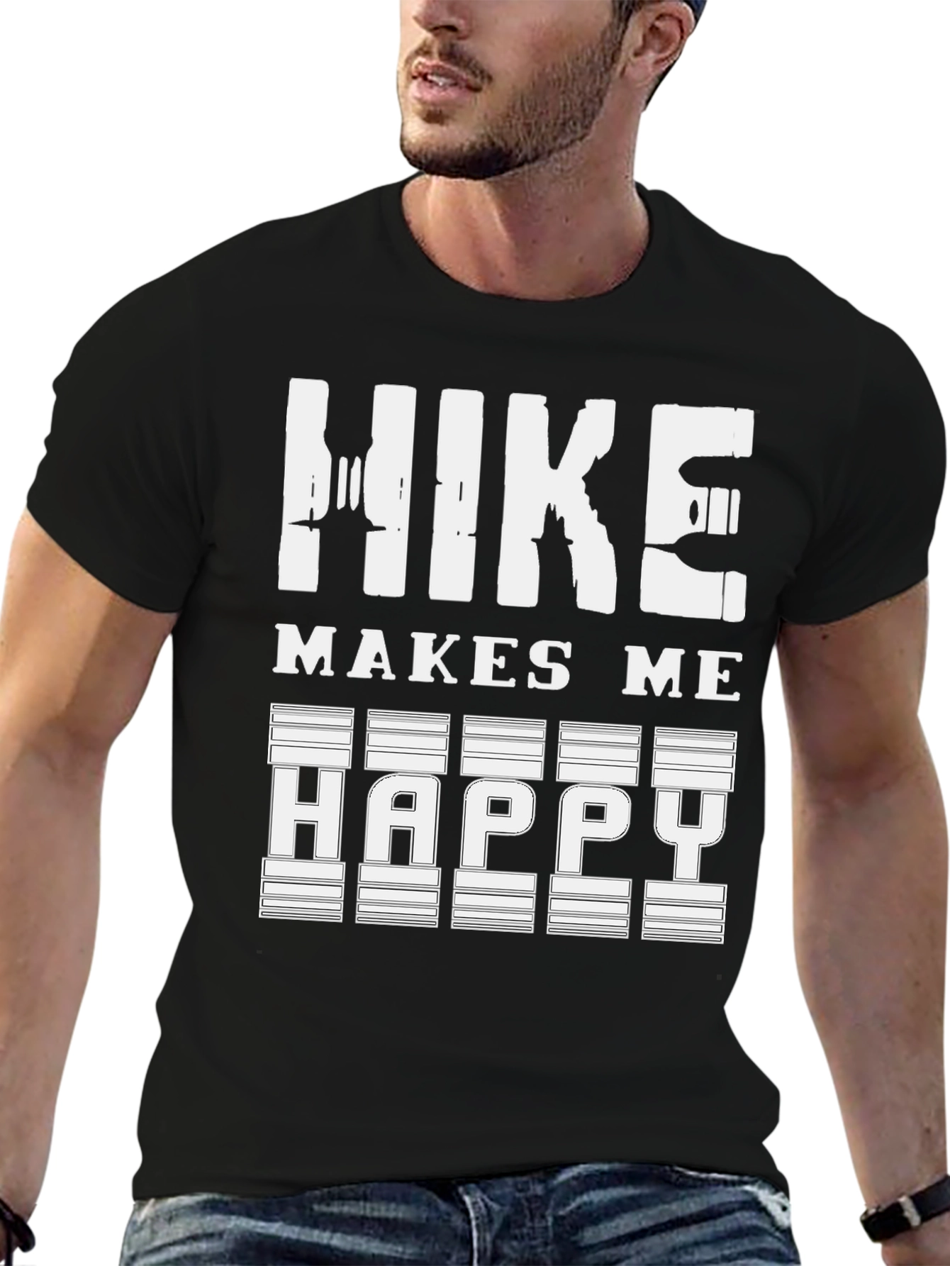 Hike Makes Me Happy Graphic Tee