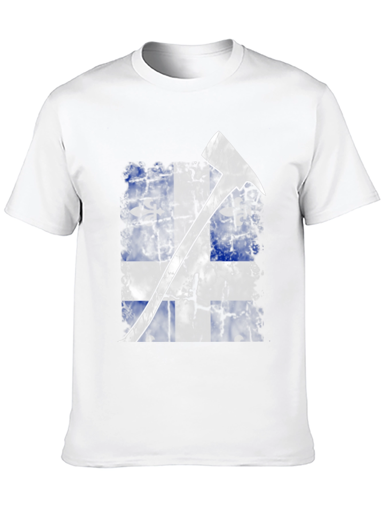 Quebec Flag Fire Axe T-Shirt