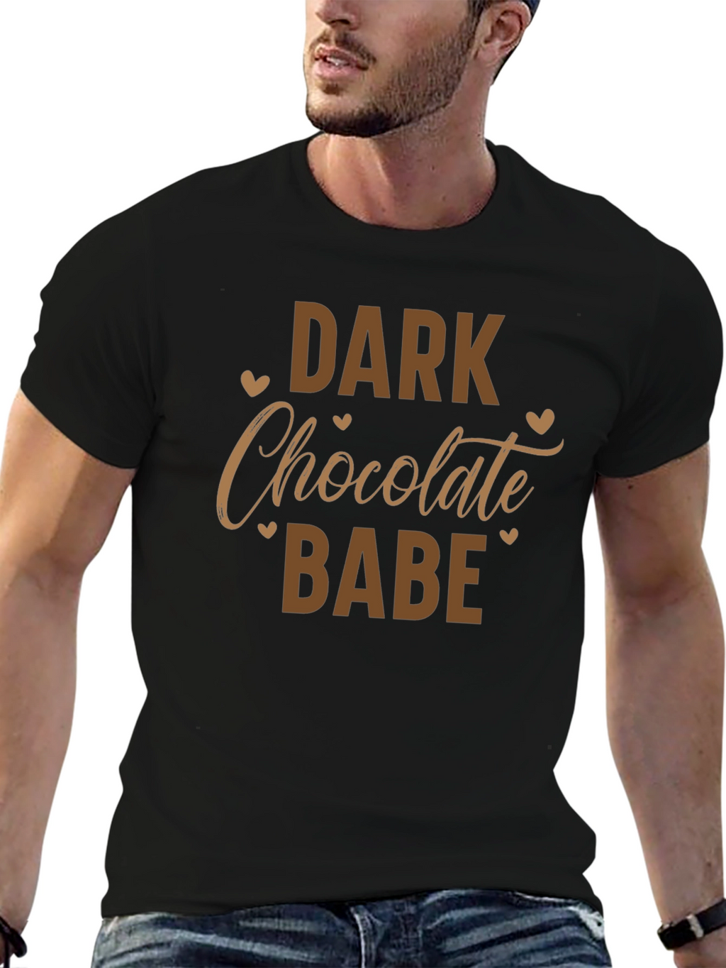 Dark Chocolate Babe Graphic T-Shirt